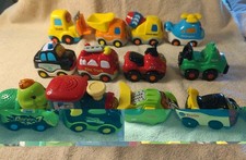 Vtech Go Go Smart Wheels Lot Of 12 Vehicles Train Turtle Racer ATV SUV Police