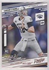 2022 Panini Chronicles Draft Picks Prestige Red /149 Carson Strong #24 9o3