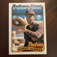 1989 Topps  Sandy Alomar #648 future stars rookie 