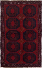 Vintage Oriental Hand-Knotted Carpet 3'3" x 6'3" Traditional Wool Area Rug