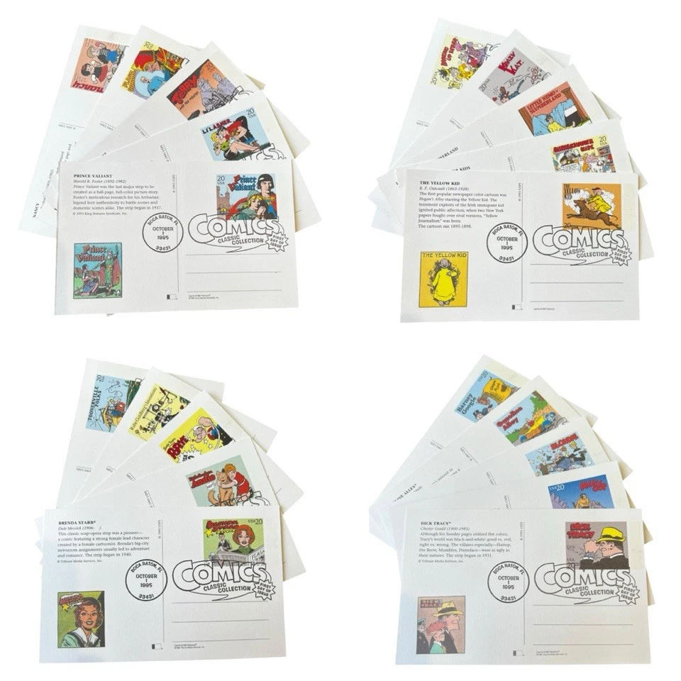 “Comic Strip Classics” 1995 First Day Cover, Postcards (Set Of 20) - Image 2 of 4