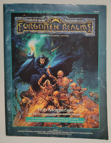 TSR Advanced Dungeons & Dragons FORGOTTEM REALMS Module FR4 - THE MAGISTER 9229 - Picture 1 of 11