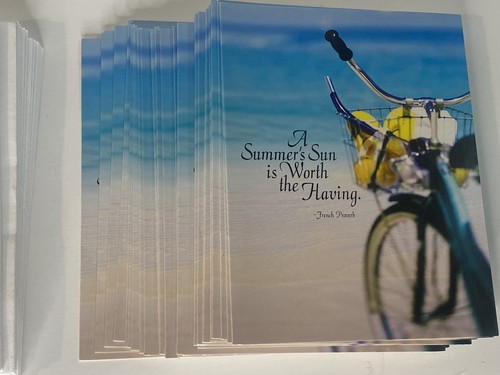 30 tarjetas y sobres en blanco Buffini & Co “A Summers Sun Is Worth The Have” - Imagen 4 de 9