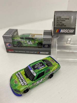 NASCAR TY GIBBS 2022 #54 XFINITY CHAMPIONSHIP INTERSTATE BATTERIES 1/64 CAR
