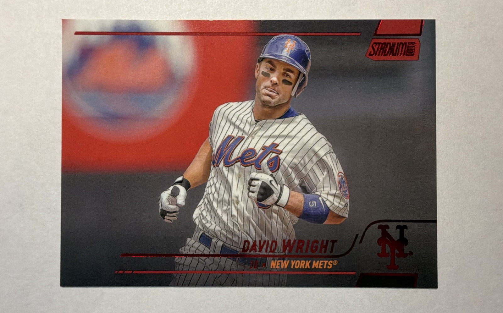 2022 Topps Stadium Club - David Wright #64 Red Foil