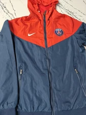 PSG Nike Jacket Paris Saint Germain Windbreaker Red, Blue Medium Track Jacket 