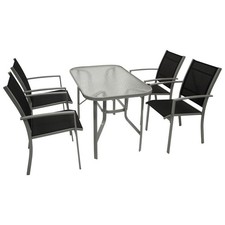 Gartenmöbel Set 5-teilig Sitzgruppe Essgruppe Balkon Terrasse Garnitur Garten