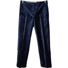 J. Crew Petite Kate slim-fit pant in velvet Navy P0 NWT