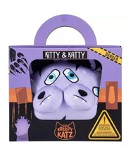 Kreepy Katz Kitty & Katty Light Lilac Cat 30.5cm Soft Plush Toy in Carry Case