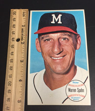 All-Star Warren Spahn, 1964, Topps Oversized Card