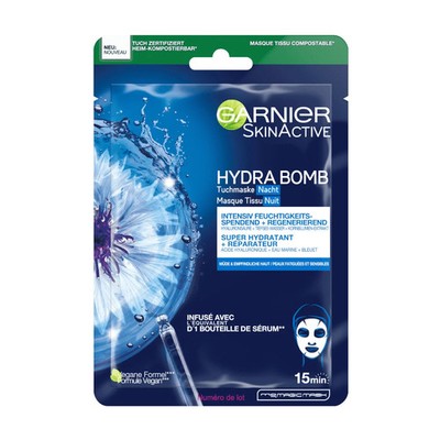 Garnier SkinActive Hydra Bomb Tuchmaske Nacht, 28 g