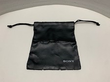 SONY VINYL DRAWSTRING HEADPHONES/ACCESSORIES BAG- MAKE OFFER  