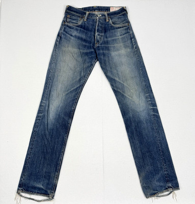 Evisu Jeans Japanese Denim Yamane W29 L35 100% Baumwolle Button Fly Japan