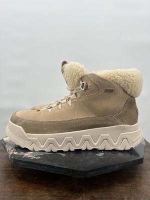 UGG TerreTrail Cozy Lace Sand/Tan Suede Boots Women s US 10 /UK 8 /EU 41 NWOB