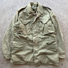 Vintage 1990s Faded Green Military M-65 Jacket