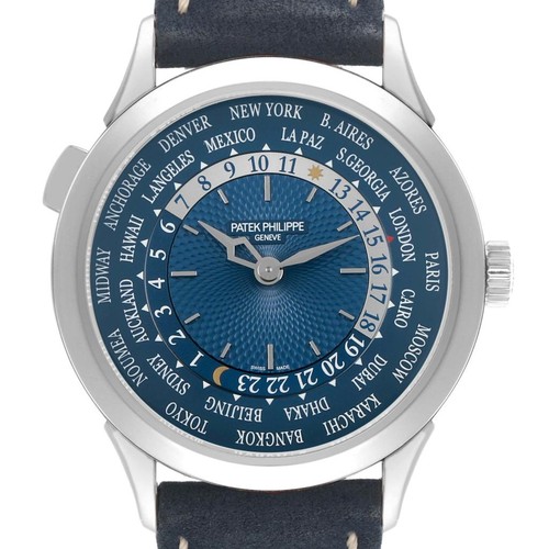 Patek Philippe World Time Complications Platinum Watch 5230 5230P Box Papers