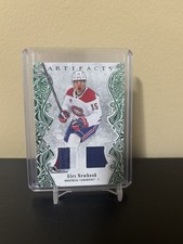 2025-26 Upper Deck Artifacts Emerald Material #90 Alex Newhook /65