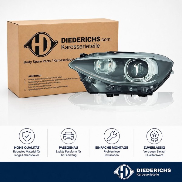 Hauptscheinwerfer Rechts Diederichs 1281984 FÜR BMW Frontscheinwerfer Frontlicht-image