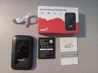 4G/5G LTE Advanced Portable WiFi Hotspot MF800-E SIM Router MiFi Black 150MB/s