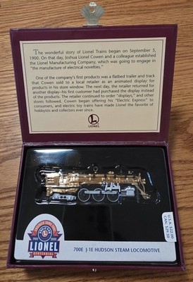 Hallmark Lionel 700E J-1E Hudson Steam Locomotive 100th Anniversary Ornament NEW