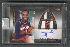 Bilal Coulibaly 2023-24 Topps 3 Basketball Bronze Triple RC Patch Auto #01/25