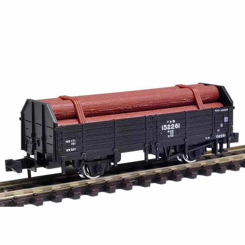 Spur N 4 Rad Waggon mit Holz Holz Telegraphenmastladung von Tomix 2726 neu verpackt | Condition: New