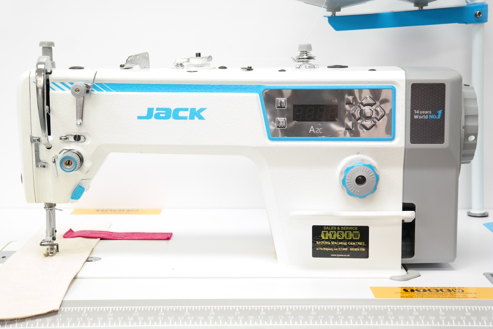 Jack A2C Direct Drive Lockstitch Industrial Sewing Machine With Thread Trimmer