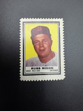 1962 Topps Baseball Stamp; Russ Nixon