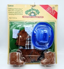 Coleco Cabbage Patch Kids 3916 Cowboy Outfit Blue Hat Western Wear 1984 New