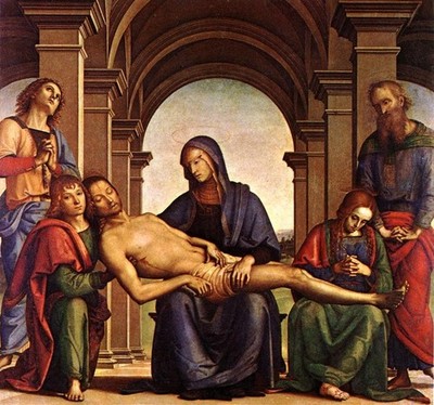 Perugino Pietro Pieta 1494 5 Kunstdruck Poster Wanddeko Design Ausstellung Interieur