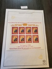 Stamps From Estate Lichtsteinn1976 Mini Sheet MNH