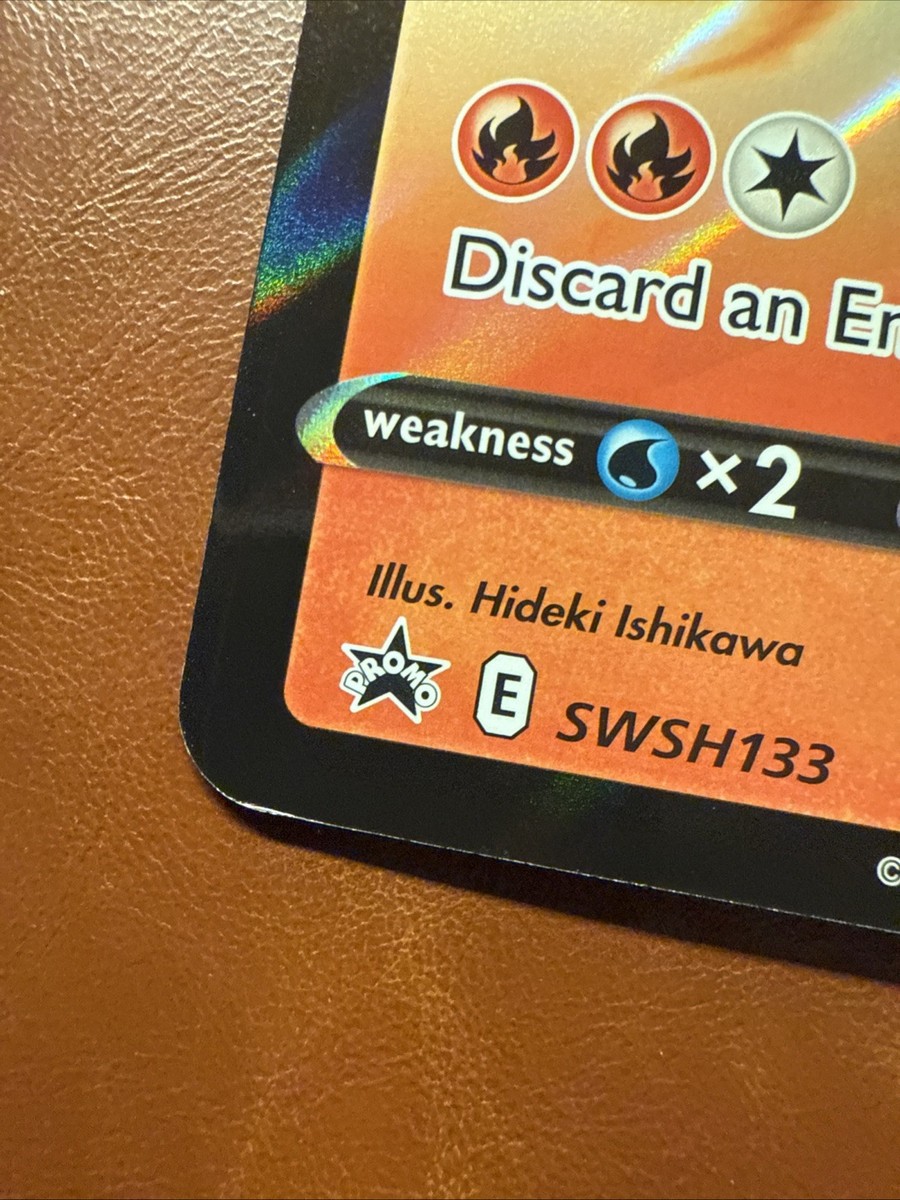 JUMBO Lance's Charizard V Card SWSH133 Pokémon Celebrations TCG