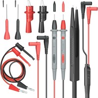 Multimeter Messleitungsset Krokodilklemmen PrüFhaken PrüFspitzen 1000V 10A