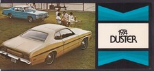 1974 Plymouth Duster 2-door Hardtop Long Dealer Postcard Neal Shelbyville In 1974 Plymouth Duster 2-door Hardtop Long Dealer Postcard Neal Shelbyville In