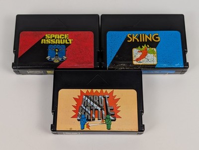 Vintage Tandy Radio Shack TRS-80 Color Computer Game Cartridge Lot (3)  
