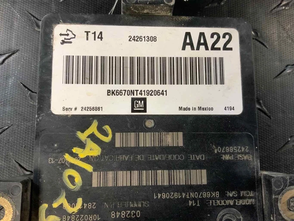 09-15 Chevy Silverado 3500HD módulo de controle de transmissão 6.6L TD AT 4x4 24256861 - Imagem 2 de 4