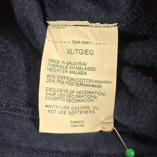 Under Armour Project Rock Fleece Sweatshirt Womens XL Blue Crew Gym Athleisure - Picture 8 of 9