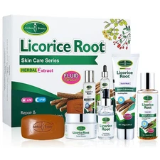Aichun Beauty Licorice Root Skin Care Series Set Herbal Extract Repair 5pcs