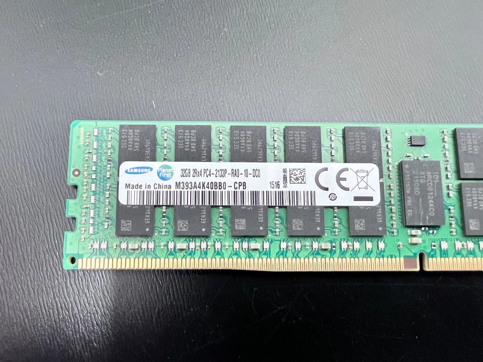 Samsung 32GB DDR4 Server RAM PC4-2133P ECC Memory 1x32GB Module M393A4K40BB0-CPB - Image 3 of 4