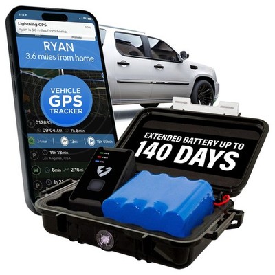 Lightning GPS GL300 Tracker Device for Vehicles w/Magnetic Case and Battery... 