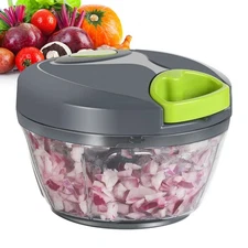 Manual Food Processor & Vegetable Chopper | Hand Pull Mini Blender
