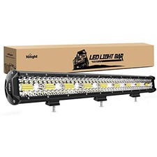 LED Light Bar 26Inch 540W 50000LM Flood Spot Combo Triple 26Inch Light White