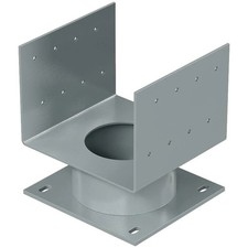 Simpson Strong-Tie ECB88 8x8 Elevated Column Base Gray Paint Steel