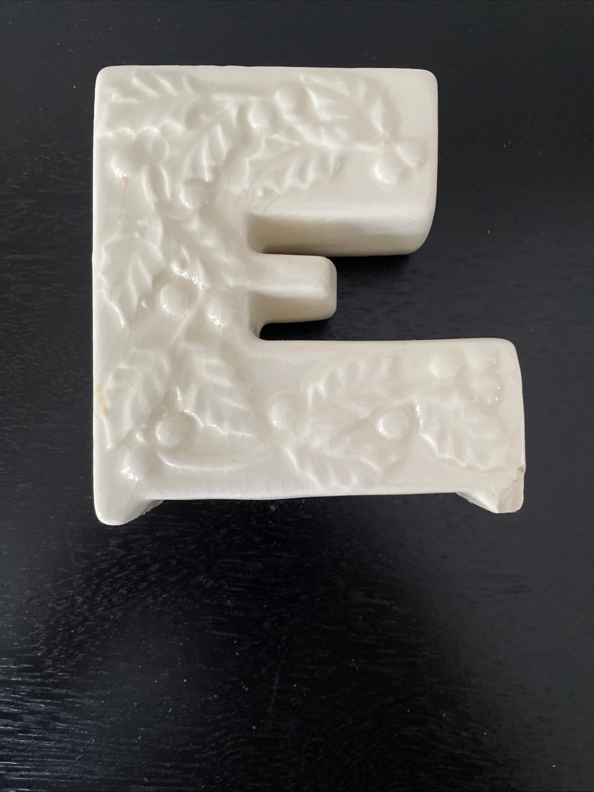 Vintage Ceramic NOEL Candle Holders Retro Christmas Mantle Letters 4"