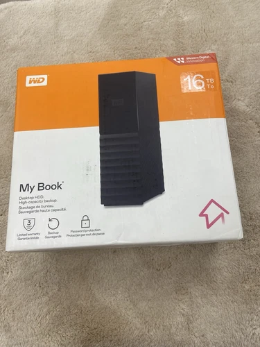 Western Digital 16TB, External, 3.0 inch (WDBBGB0160HBK-NESN) NOT WORKING