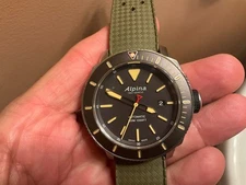ALPINA SWISS MADE SEASTRONG 25 JEWEL ETA 2824-2 AUTOMATIC WITH BOX EXCELLENT !!!