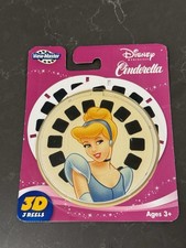 Disney's Cinderella 3d View-Master 3 Reel Set SEALED