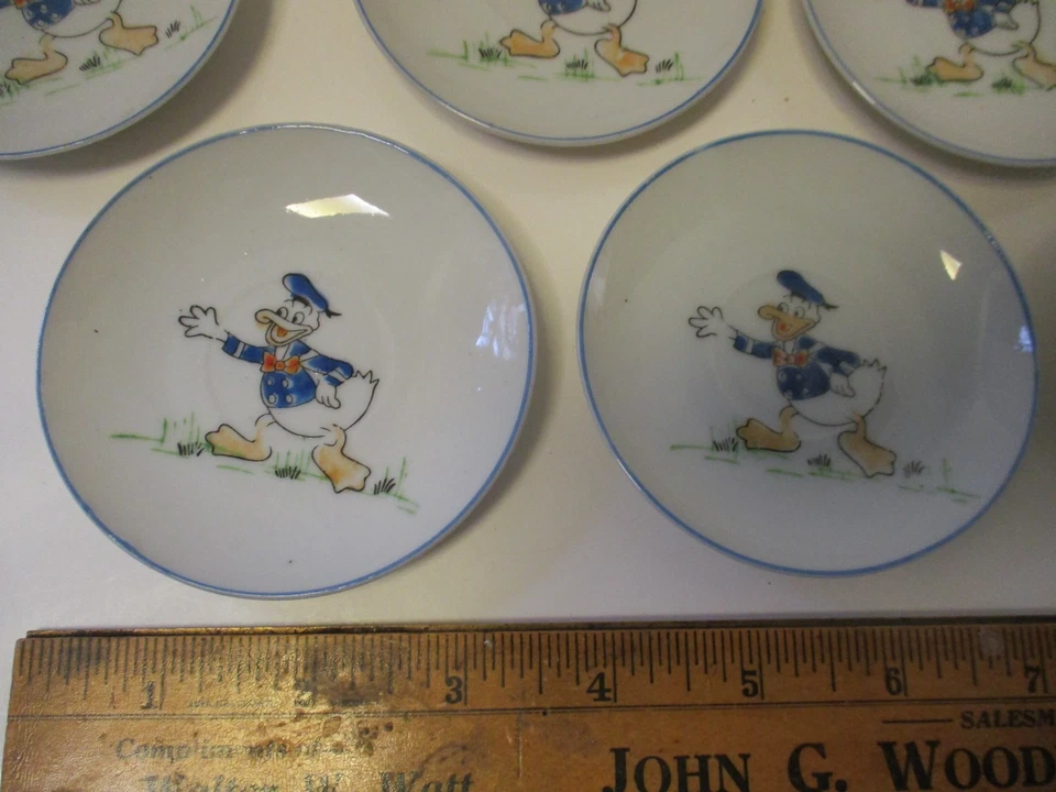 Antique Walt Disney Productions DONALD DUCK Tea Set - 14 Pieces -Occupied Japan - Image 2 of 4