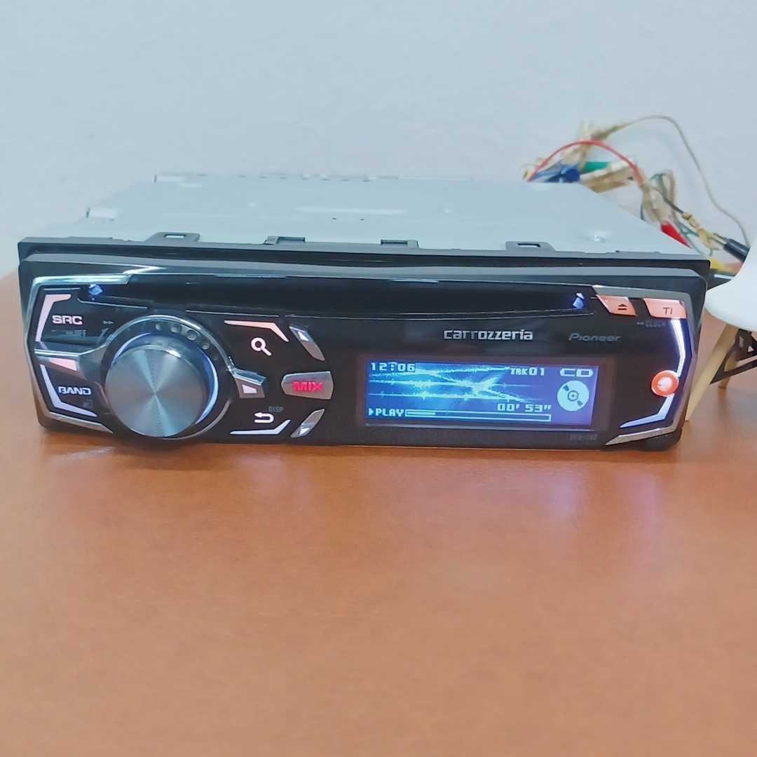 Pioneer carrozzeria ヘッドユニット DEH-780 1din Pioneer Carrozzeria DEH-780 1DIN CD Head Unit Car Audio AUX Input