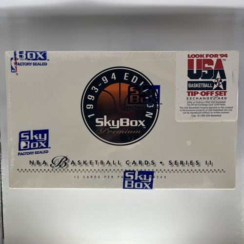 1993-94 Skybox Premium Series II 2 NBA BASKETBALL FACTORY SEALED BOX